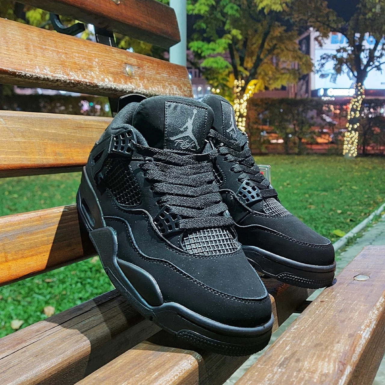 Air Jordan 4 Retro Black Cat Basketball Shoes