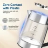 Electric Tea Kettle - CACHOO 1.7L Glass Electric Kettle Temperature Control with 5 Presets, 1-Hr Keep Warm 4