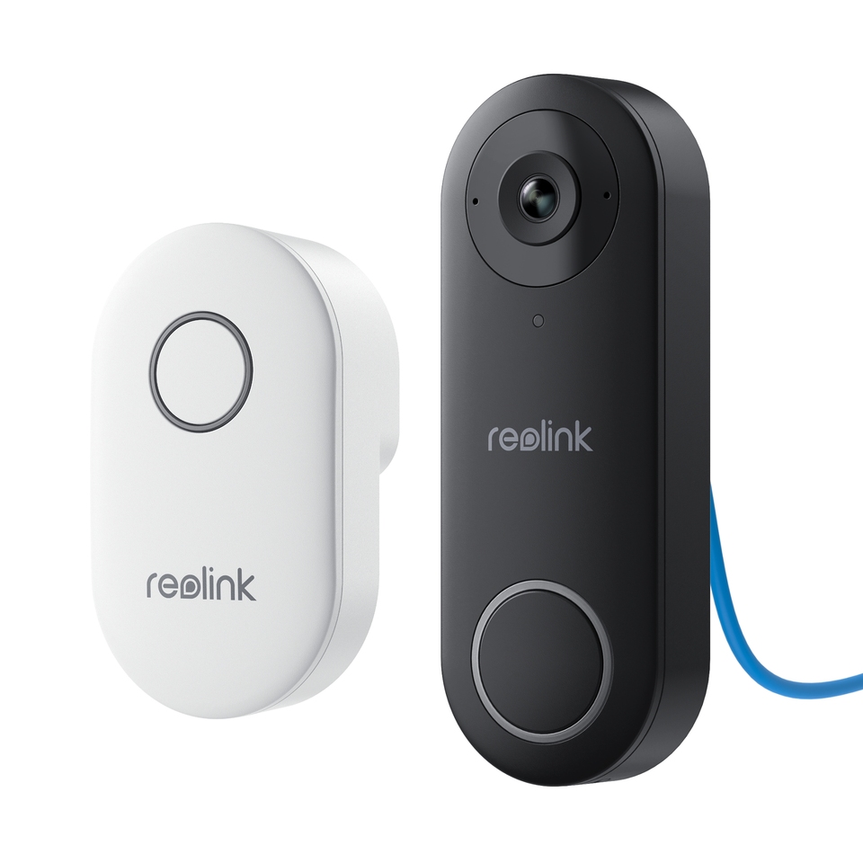 Refurbished Reolink 2K+ 5MP Video Doorbell PoE Smart Intercom with Chime Smart Person Detection 2-Way Audio Support Alexa