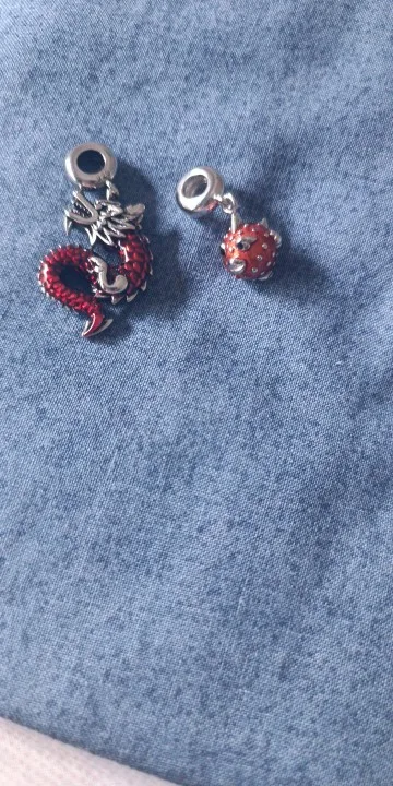Red Dragon Charm Necklace – Protection and Strength