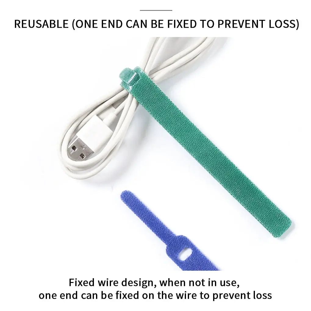 5/20/50PCS Releasable Cable Ties Plastics Colored Reusable Cable Ties Nylon Loop Wrap Zip Bundle Tie Wire cable ties