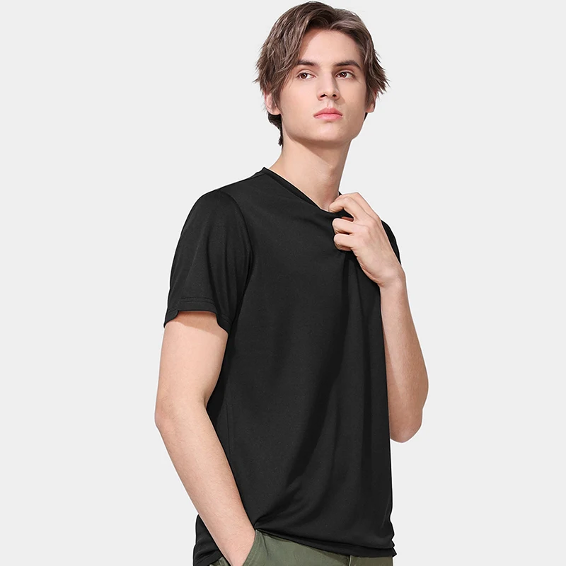 GOLDEN CAMEL Sports T-Shirts Men Women Quick Dry Short Sleeves Casual Elasticity Tops Shirt for Men Breathable Summer 2023 New