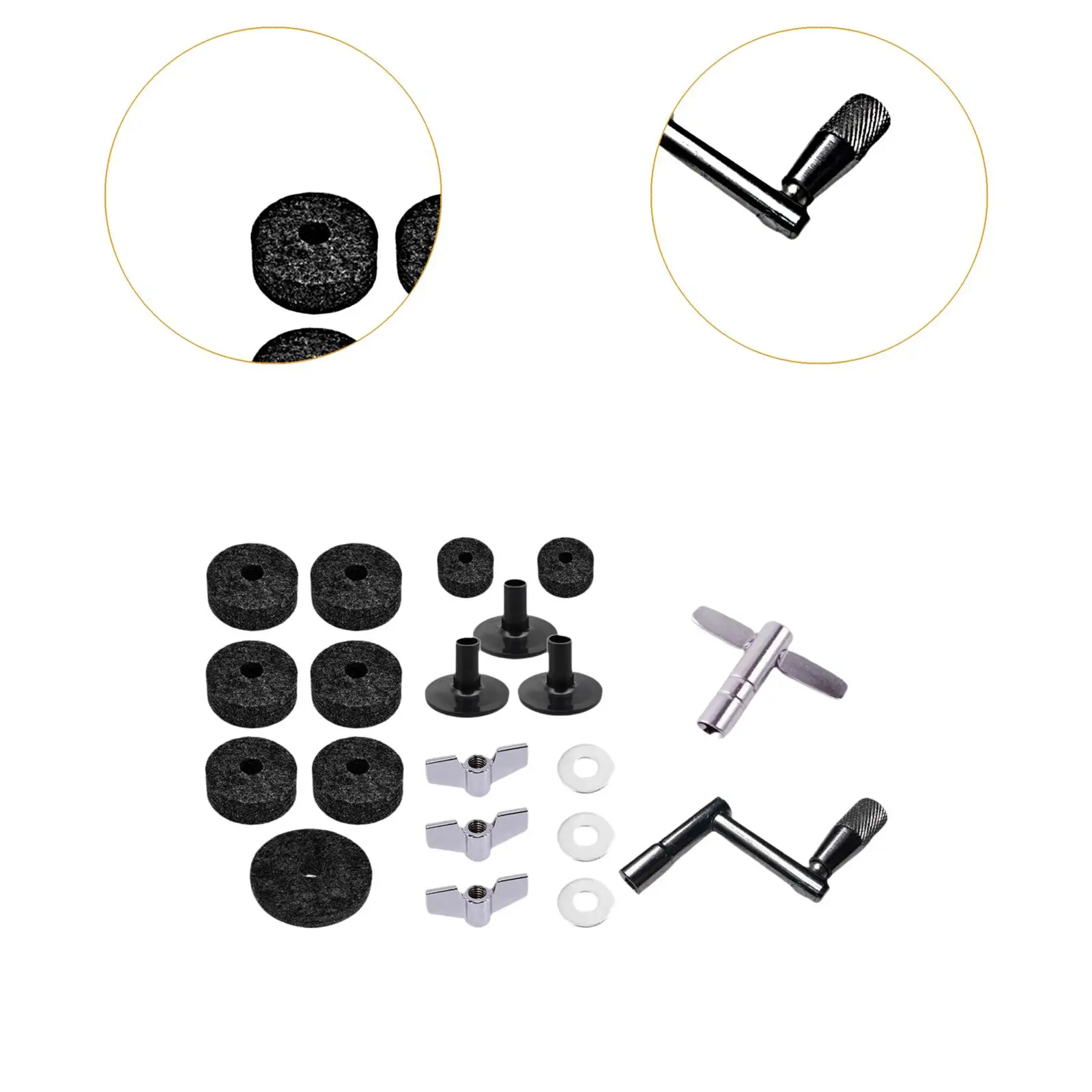 Cymbal Felts Washers Percussion Instruments Accessories