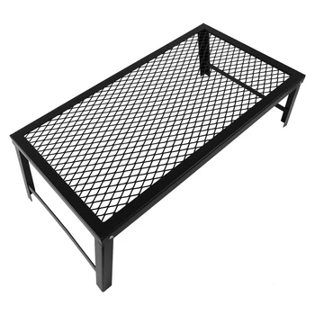 Folding Camping Grill, Foldable Grill Rack, Portable Barbecue Net Table Portable Mesh Tabletop for Outdoor Barbecues, Picnics 3