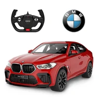 NEW BMW X6 M RC Car 1:14 Scale Remote Control Car Model Radio Controlled Auto Machine Vehicle Toy Gift for Kids Adults Rastar 2