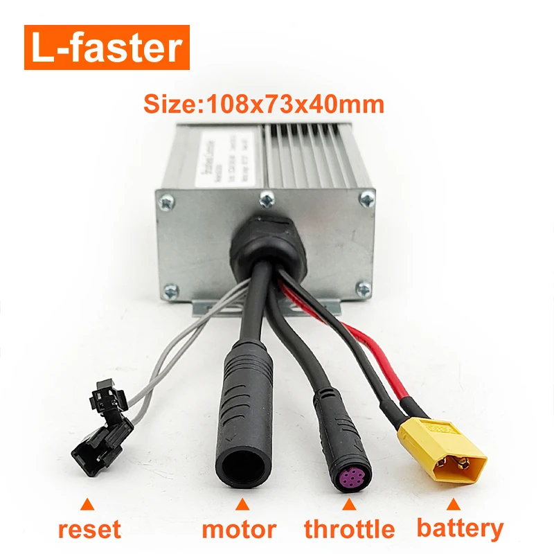 L-faster Waterproof 350W 14.5 Inch Brushless Geared Motor Off Road Wheel Kit Low Speed For Electric Barrow Wagon Cart Bike geared motor ebike motor kit wheelbarrow motor kit wheel kit