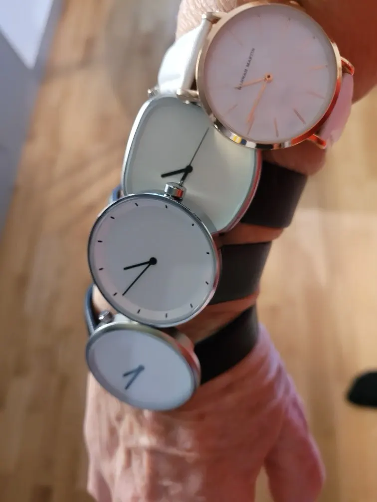 Thin Minimalist Premium Round Quartz Watch photo review