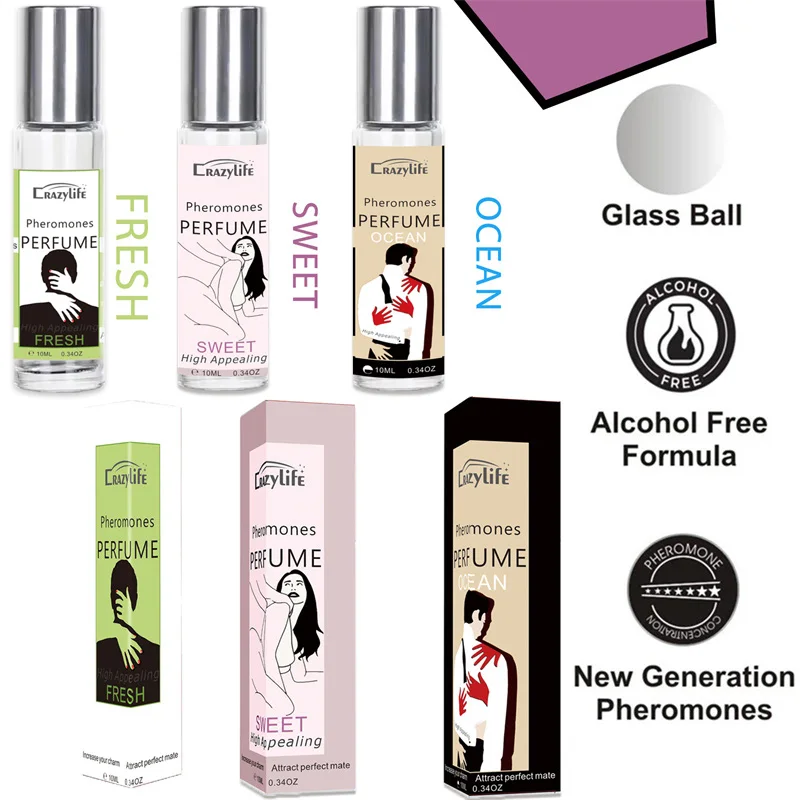 Crazylife Men's and Women's Perfume Attract Heterosexual Adults Perfume Adult Products