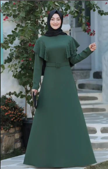 Tesettuh R Abscuye Kdaz Caftano Abaya Dubai Tuffiskiye Muslimate Muslstenman Elbise Sam Giyim Abaya