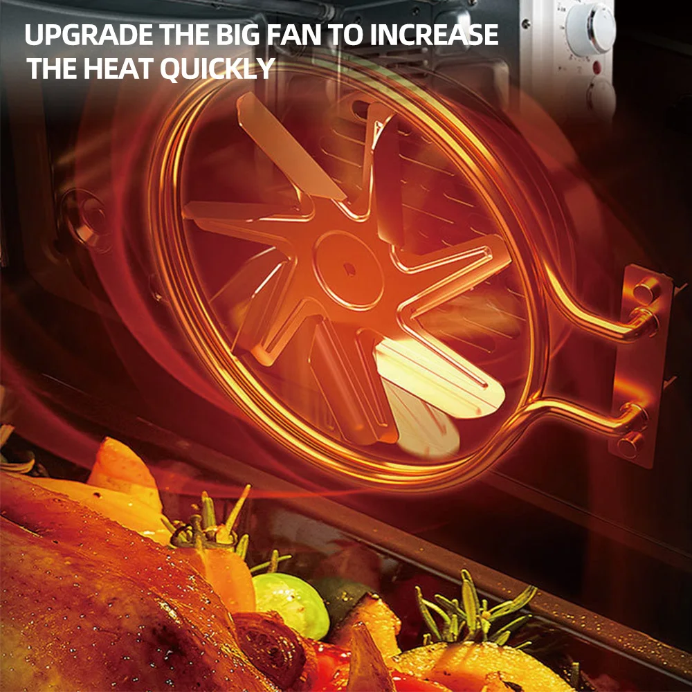 45L commercial stainless steel electric oven fully automatic oven multifunctional electric oven 3