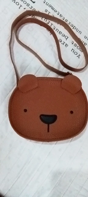 Bolsa tiracolo transversal de urso fofo