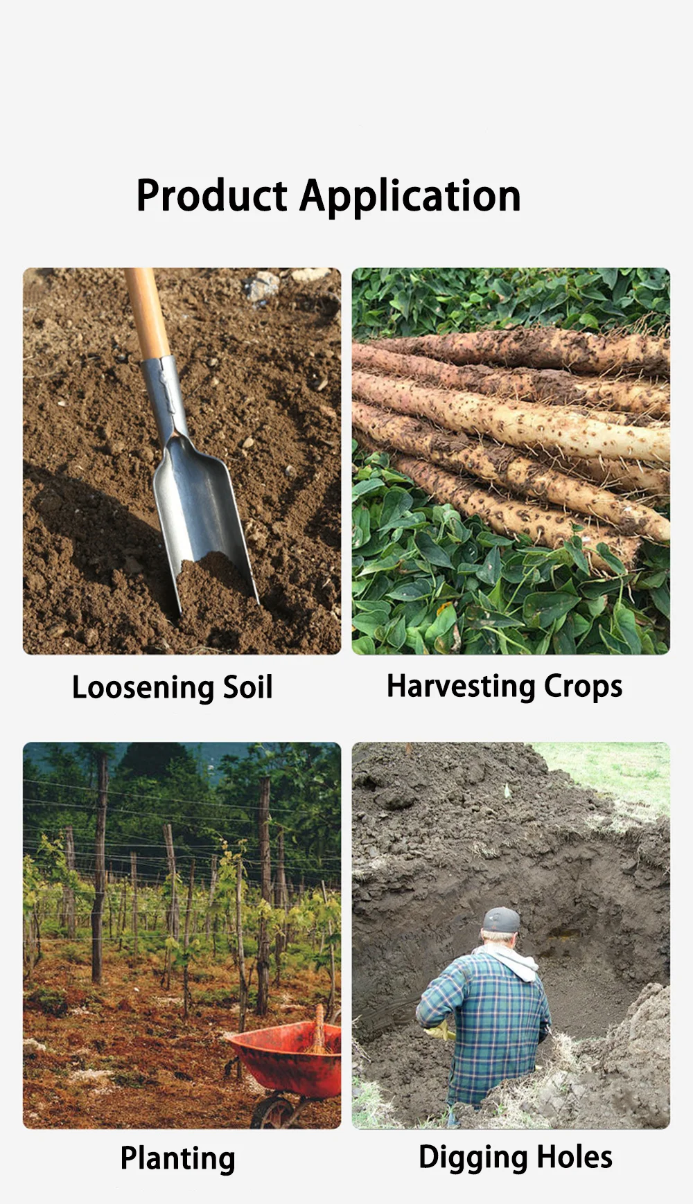 Description Picture 3 of itemPost Hole Digger Essential Tool for Digging Precise Holes for Fencing Planting and Agricultural Projects Ideal for Landscaping