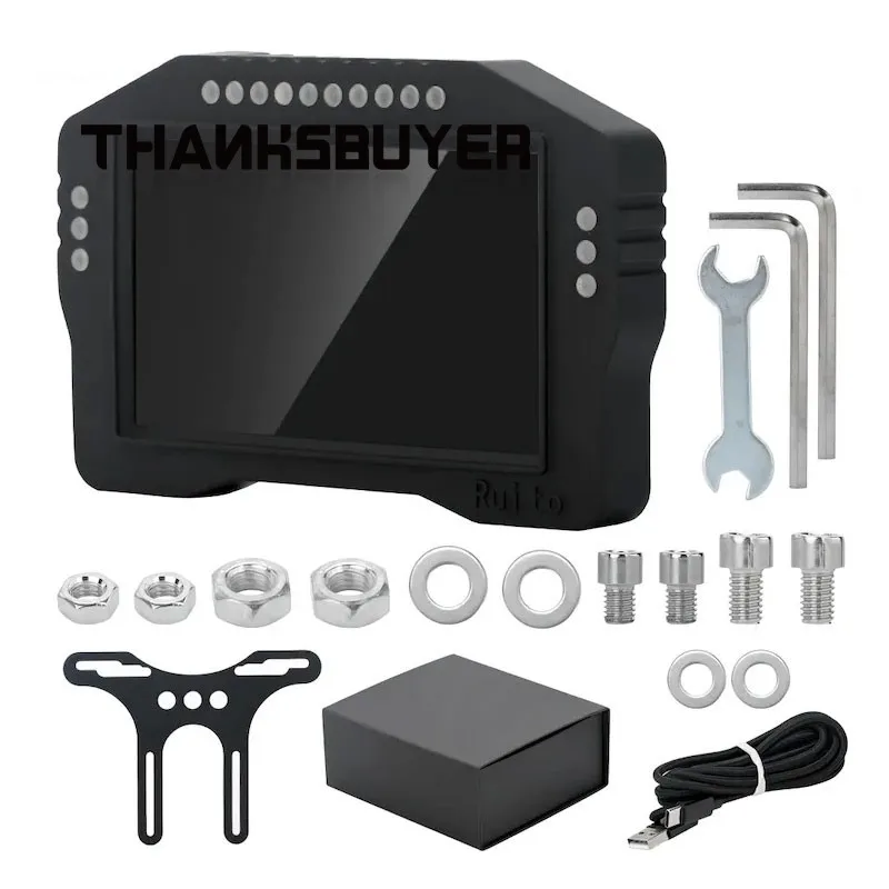 Simpslayer 5 Pollici Rgb Sim Racing Dash Display Sim Racing Dashboard Hd Touch Screen Racing Simulator