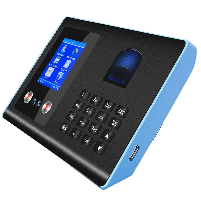 Relógios de Tempo para Funcionários com Reconhecimento Facial 500 Peças Digitalização de Dedo Senha em um Comparecimento Biométrico do Tempo da Impressão Digital Fa01 - Imagem 3