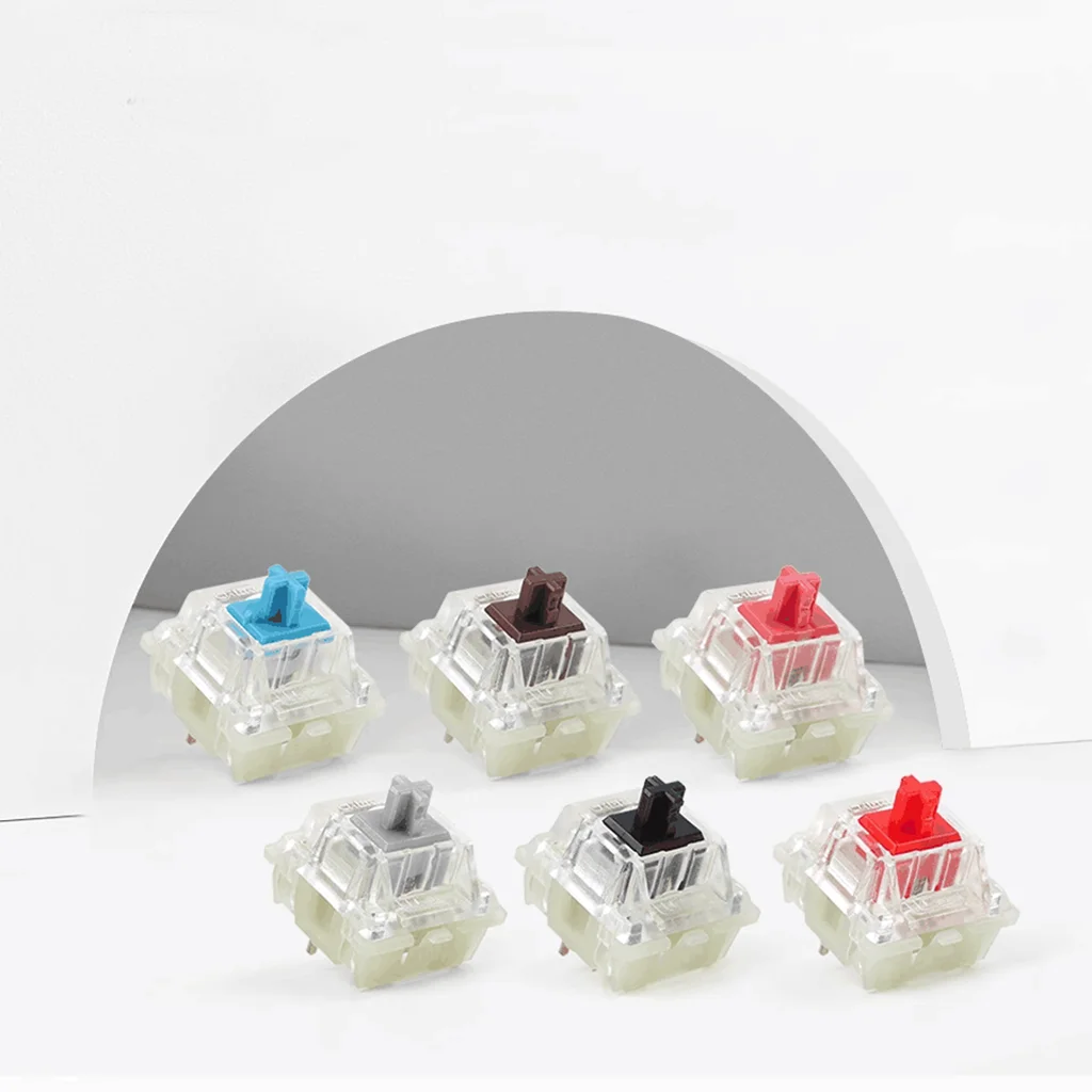 Cherry mx Interruptores Mecânicos do Teclado Prata Vermelho Preto Azul Marrom Cereja Tátil Linear Interruptor Claro do Rgb de Smd Brandnew Original - Imagem 5