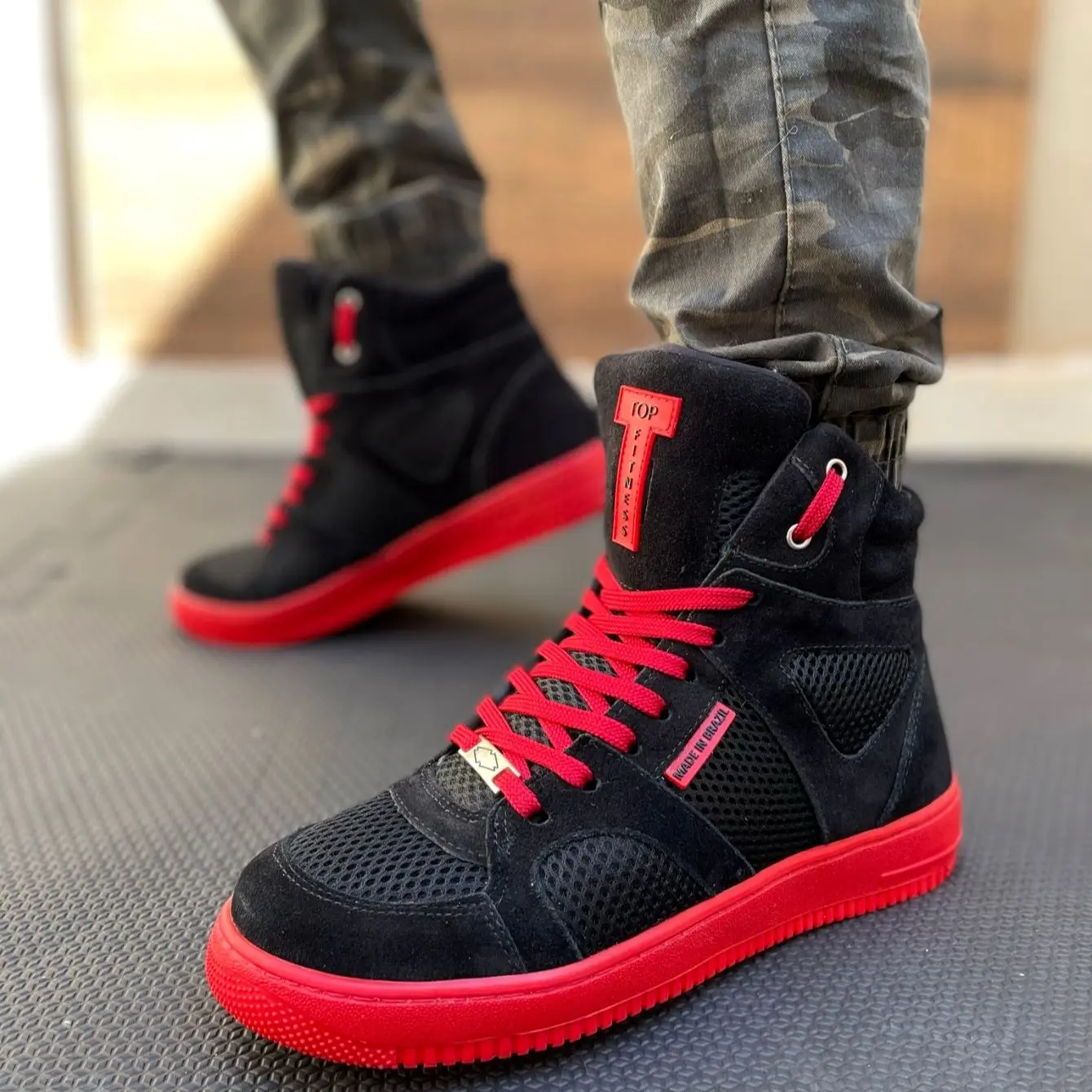 Tênis Feminino Tenis Cano Alto Masculino Academia Tênis De Cano