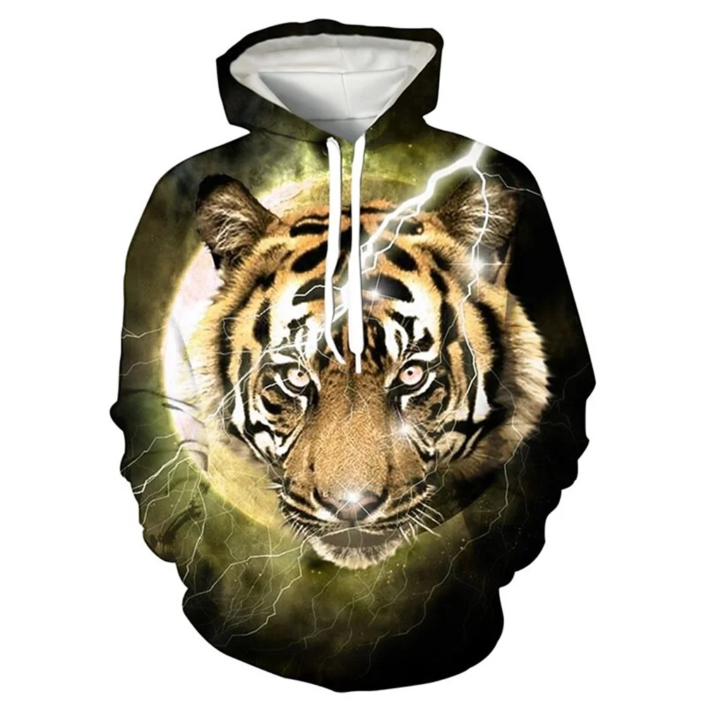 

Новинка 2023, модная мужская толстовка с капюшоном 3d принтом мечтательного тигра, повседневный свитшот с длинным рукавом, пуловер с капюшоном, уличная одежда для мужчин