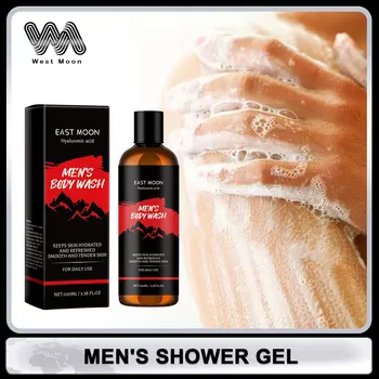 Gel doccia per uomo detergente delicato esfoliante idratante detergente per il corpo schiarente per la pelle ridurre i pori fragranza schiuma lozione da bagno 1