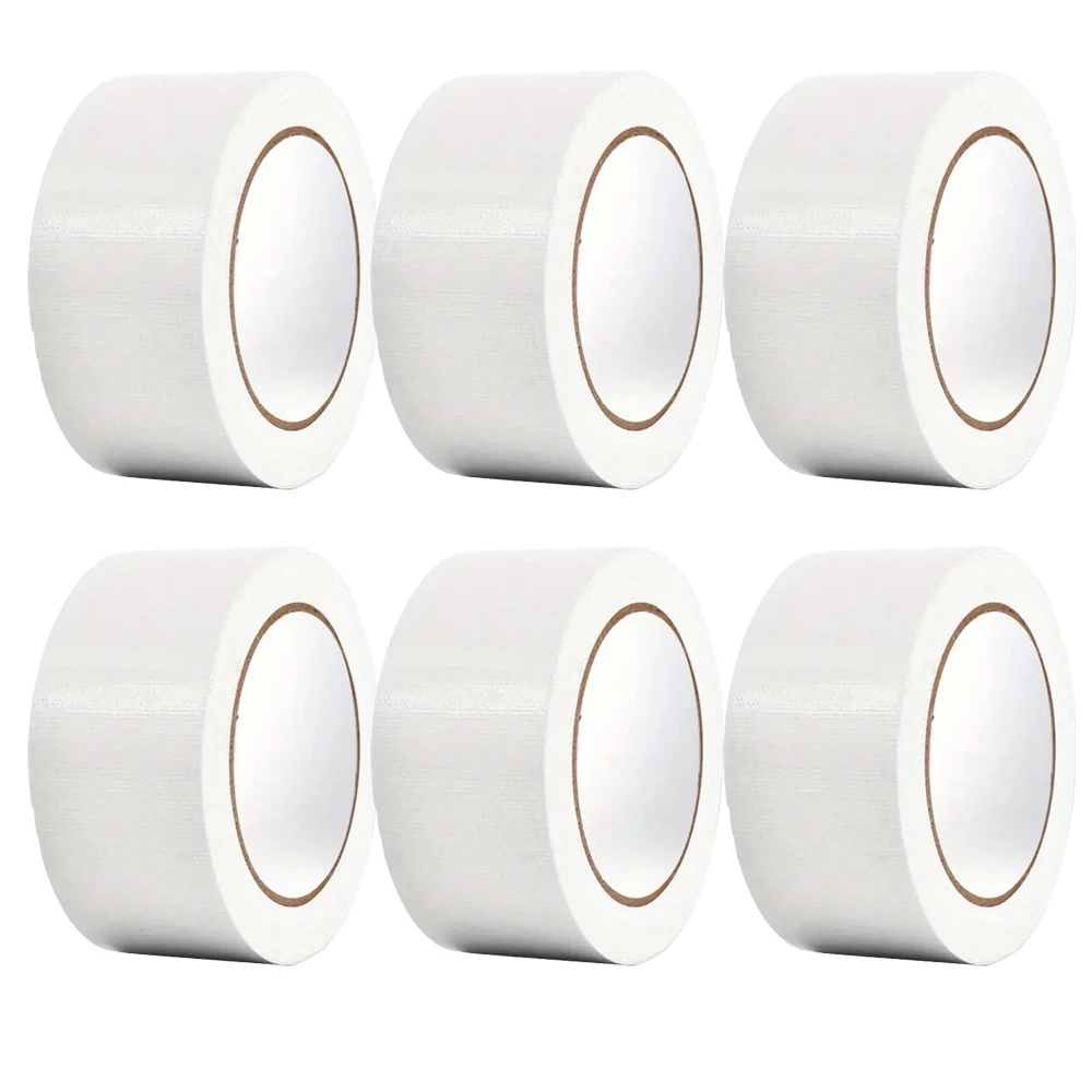 Duct Tape Heavy Duty White Duct Tape 1.96 inches x 10.9 Yards Strong Adhesive Flexible No Residue for Repairs Industrial