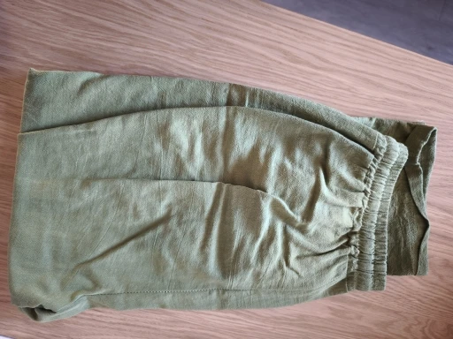 Elegant Cotton Linen Summer Trousers for Women - High Waist Fit photo review