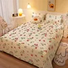 2025 New Collection Solid Color All-Season Washed Cotton Bedding Set, Fitted Sheets for Student Dorms, Home Bedrooms 1