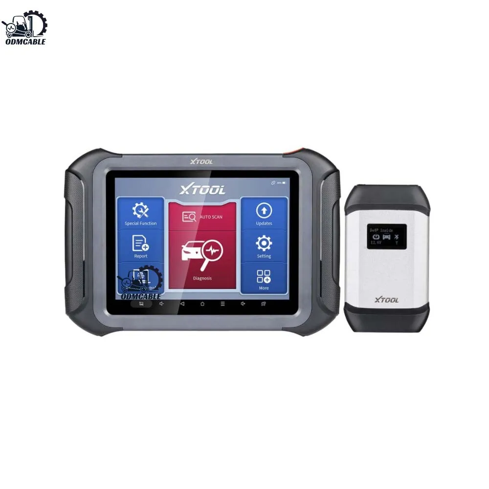 

XTOOL D9 Automotive Scan Tool Topology Map Bi-Directional Control ECU Coding Full Diagnostics 42+ Services Support DoIP & CAN FD