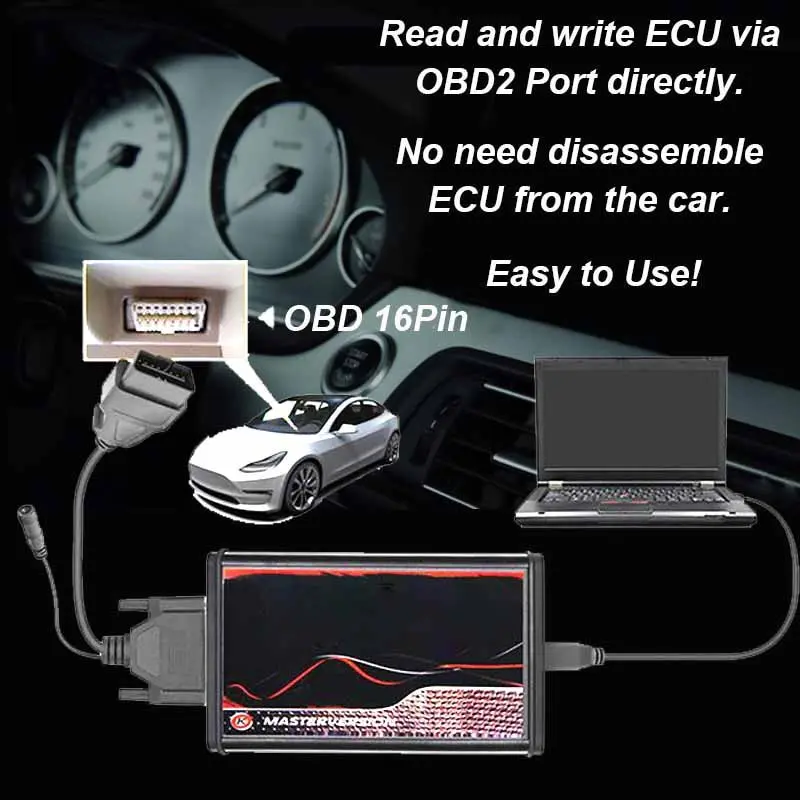 Kess Ktag ECU Chip Tuning Tool KESS V5.017 2.80 KTAG 7.020 2.25 4 LED Unlimited Online Ksuit V2 ECU Programmer with Toolbox