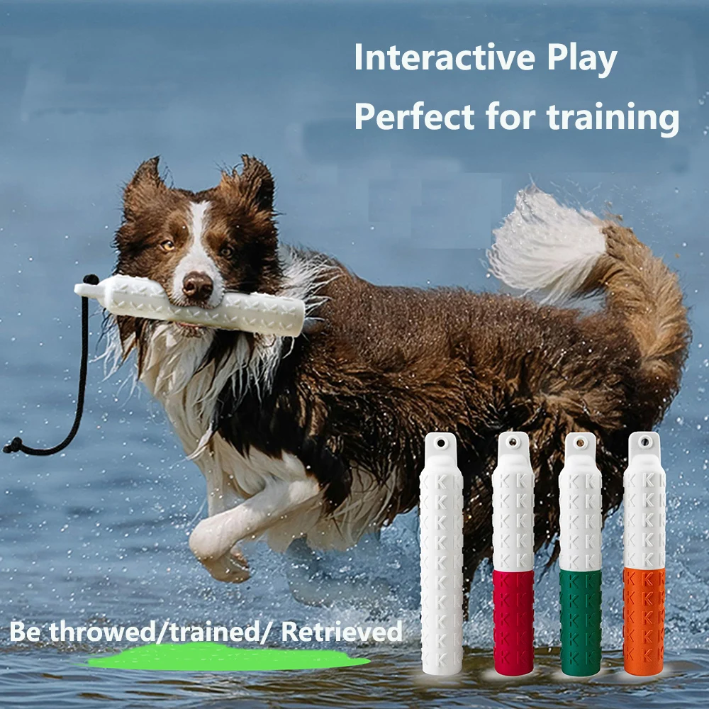 Blueweenly 4 Pcs Dog Training Bumper With Throw Rope 11 X 2 Inch Dog Retriever Training Dummy Puppy Toys Standard Size Duck Hunting Tool For Hunting Puppy(Orange - View #6