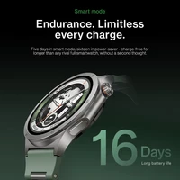 Montre connectée OnePlus Watch 4 originale avec boîtier en titane, écran AMOLED saphir LTPO de 1,5'', GPS double bande, batterie de 646 mAh, autonomie de 5 jours, Wear OS 6.0 4