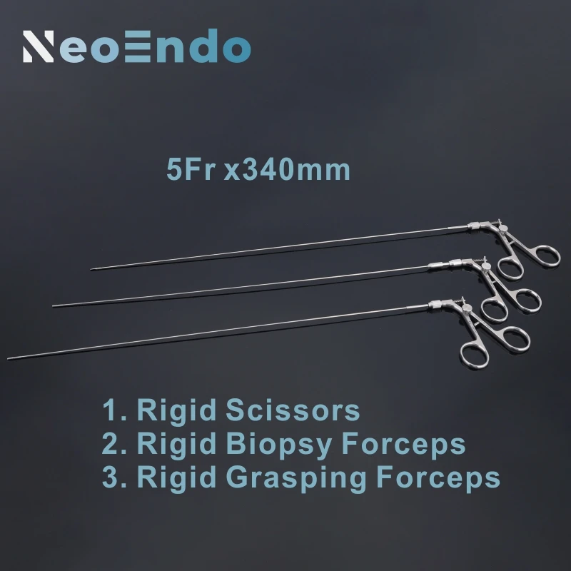 Gynecology Rigid Instruments 5Fr x 340mm Hysteroscopy Surgical Forceps And Scissors For Gynecological Procedures Or Examinations gynecology instruments