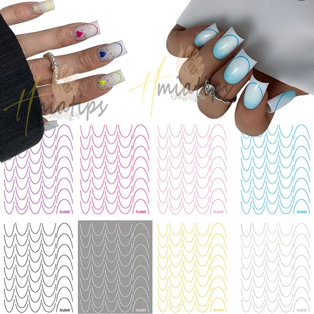 3d-colored-french-line-tips-nail-stickers-decals-gradient-wave-stencil-manicure-guides-3d-adhesive-sticker-nail-art-decorations-aliexpress for Free Printable French Tip Template 3D Colored French Line Tips Nail Stickers Decals Gradient Wave Stencil Manicure Guides 3D Adhesive Sticker Nail Art Decorations - AliExpress for Free Printable French Tip Template