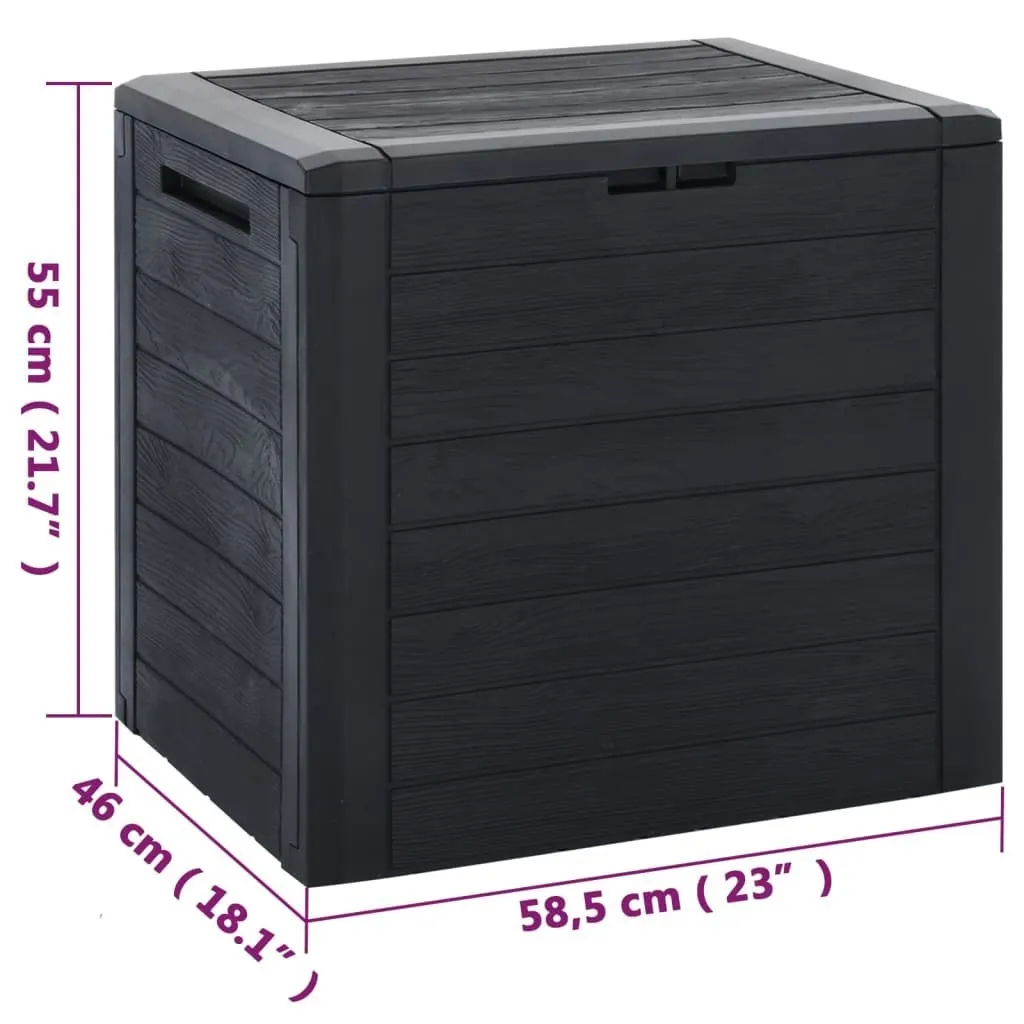 Caja de almacenamiento de jardín 280L, mueble de jardin, mueble de  almacenamiento de exterior, baul de jardin, baul de exterior, mueble  impermeable de jardin, mueble de terraza, patio, piscina, barbacoa,  organizador