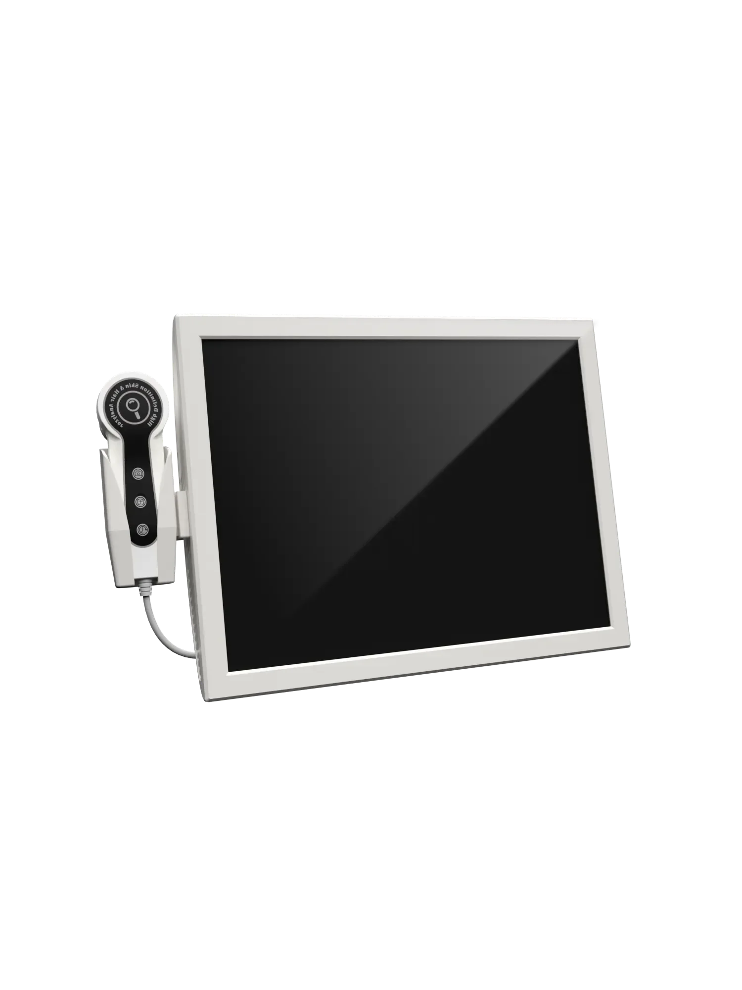 2025 최신형 HD 디지털 피부 분석기 전문가용 두피 카메라 탐지기 모낭 오일 수분 테스트 장치 15인치