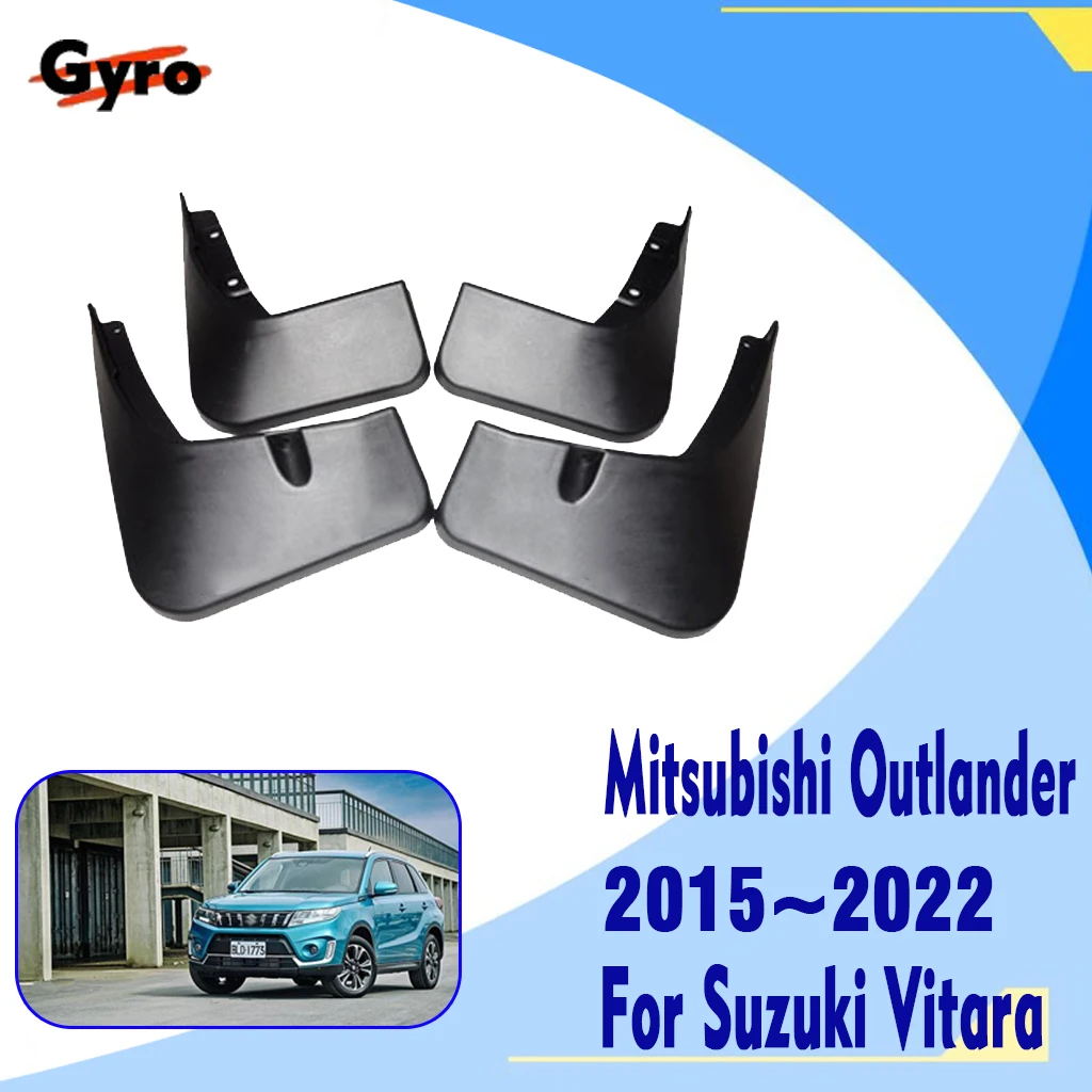 

Car Mudguards Fenders For Suzuki Vitara Escudo JT 2015~2022 Anti-splash Flaps Flares Fender Mud Flare Auto Duraflap Accessories