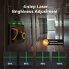 New 3D Laser Level Cross Line 360° Self-Leveling Horizontal Vertical 100ft 4000mAh Super Powerful Green Beam Laser Levels Tester 6