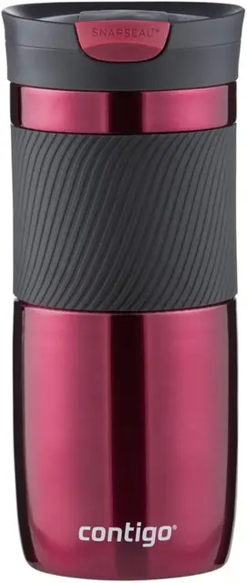 Contigo Snapseal Byron Stainless Steel Mug 470ml - Red