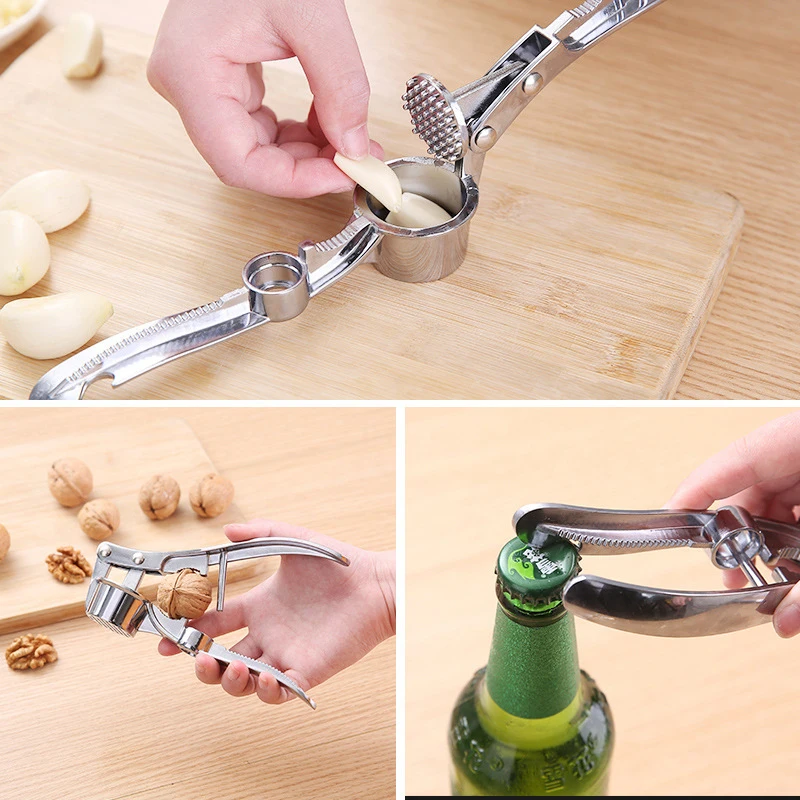 Garlic Press Crusher Kitchen Cooking Vegetables Ginger Squeezer Masher Handheld Ginger Mincer Tools Kitchen Accessories