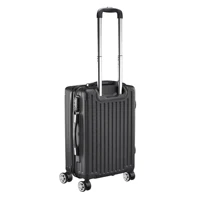 Anajqaqia Ensemble de valises 3 pièces, ensemble de chariots à coque rigide, avec serrure TSA, 360 °   Roues universelles, bagage ABS léger, noir 4