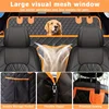 Waterproof Pet Car Seat Cover with Hanging Bag - Durable Polyester, Anti-Dirty Rear Cushion for Dogs and Cats 2