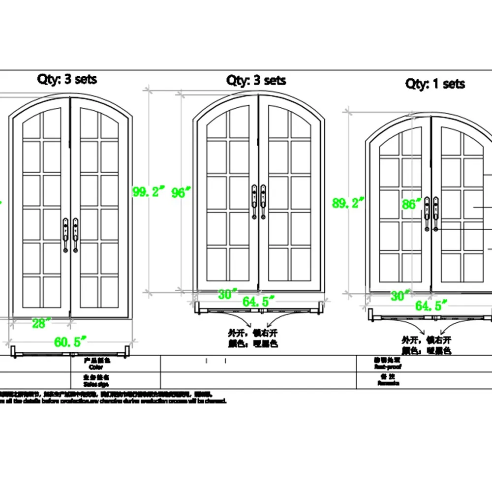 Exterior French Door Size Chart: Everything You Need to Know Before Buying