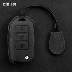 Luxury Leather Car Key Case Cover (Black Set 1)