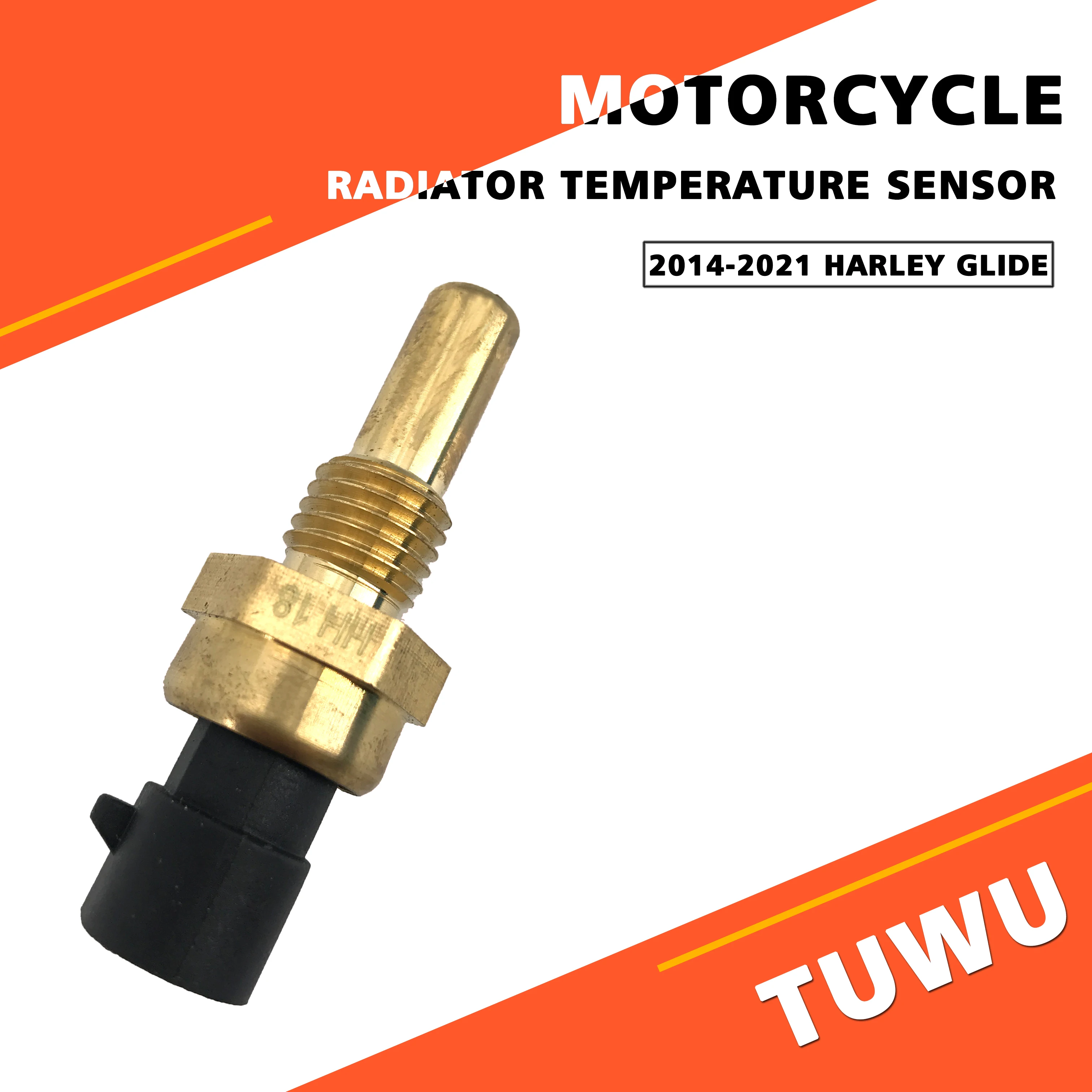

Radiator Water Temperature Sensor Switch Thermostat For Harley-Davidson Street Glide 2014-2023