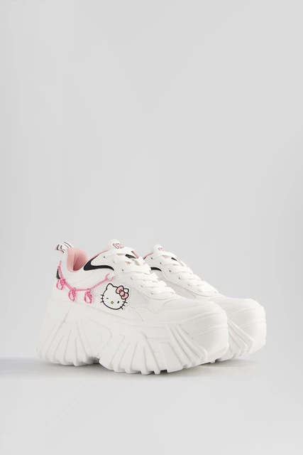 Bershka Flatform Sneaker In White | Lyst