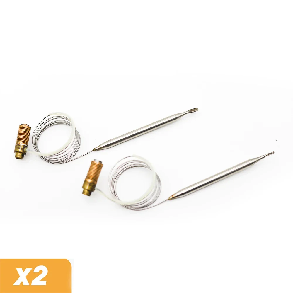Customizable ( Two Pieces) Gas Thermostat Temperature Controller Capillary Temperature Range 140-210°C For 710 Gas Valve