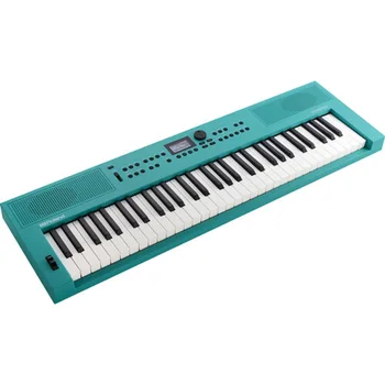Portable Keyboard Rolands-es GO:KEYS 3 61-Key Touch-Sensitive Portable Keyboard Turquoise