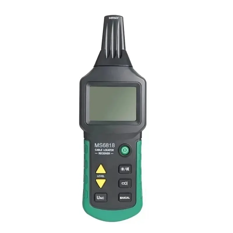 MS6818 Cable Metal Pipe Finder Underground Tester Short Circuit Interruption Detection 30-400V AC/DC Professional Cable Locator 6