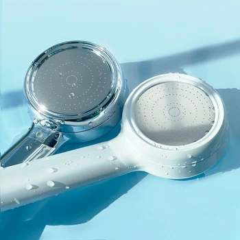 [한국산] 수압상승 절수 샤워기헤드 / 고압 절수 스테인리스 욕실 해바라기 필터 세트 샤워기 상품 이미지