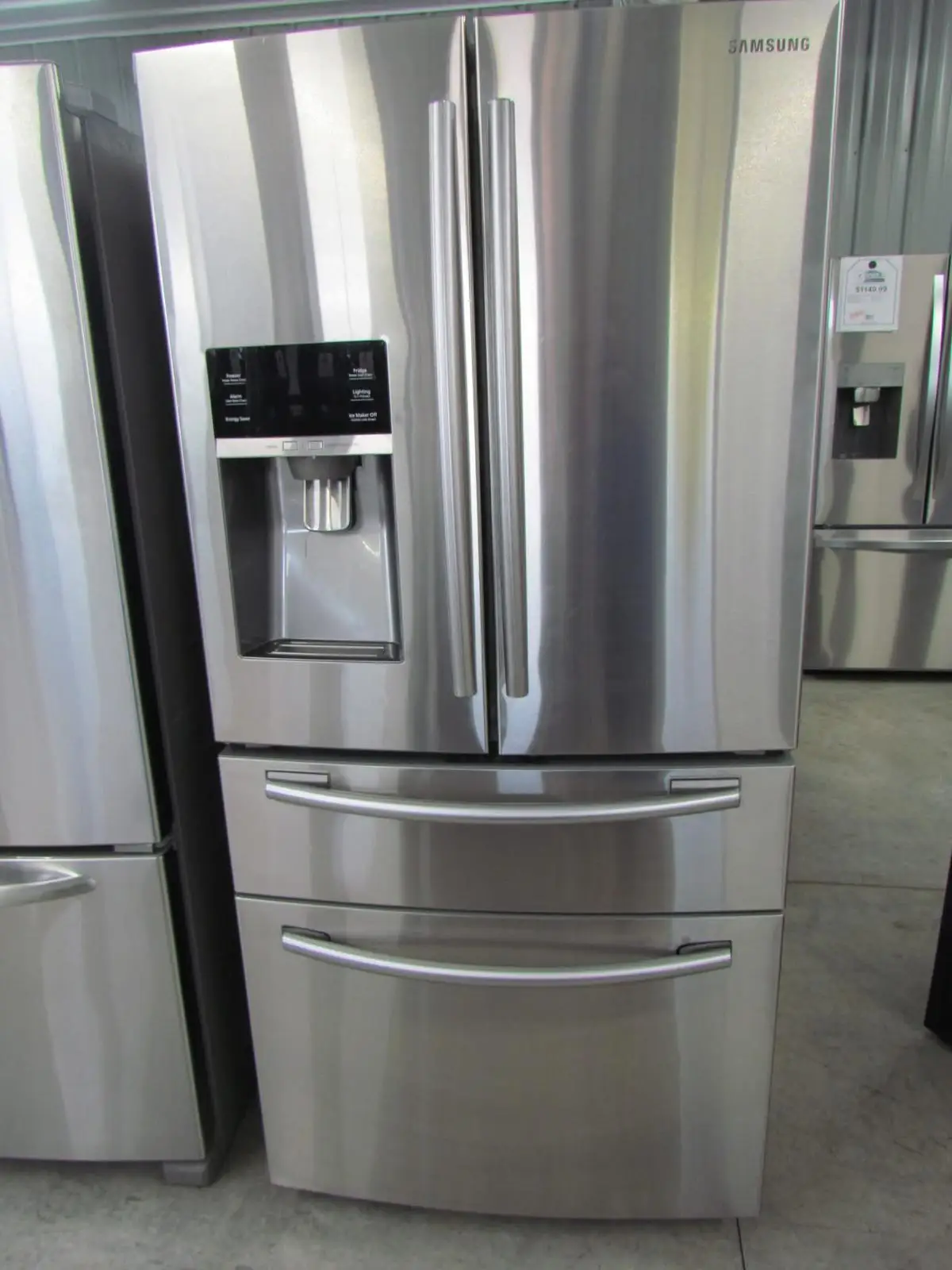 BEST Stainless 4-Door French Door Refrigerator model RS6HA8880S9 boasts