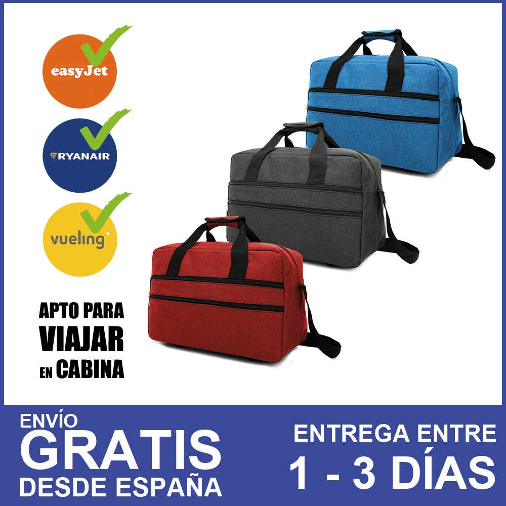 Disponible en stock Sac 40x20x25 Ryanair Bagage Cabine Sac de Voyage  Pliable Valise Cabine Sac de