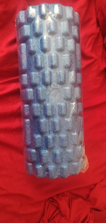 Solid Color Foam Roller With Grooves Massage Point Yoga Roller photo review